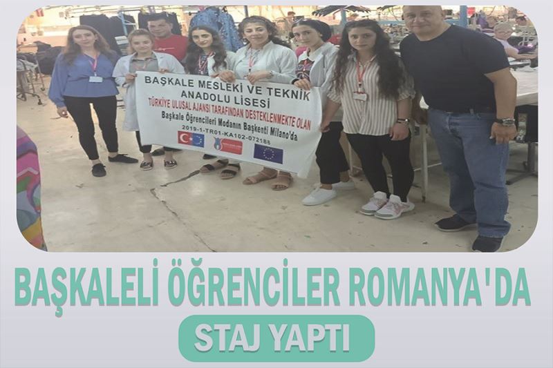 Başkaleli öğrenciler Romanya