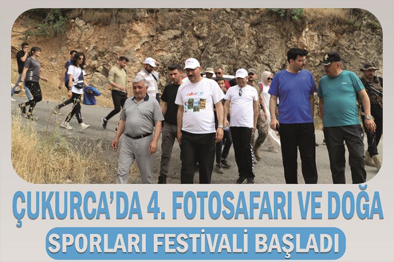 Çukurca’da 4. Fotosafari ve Doğa Sporları Festivali başladı